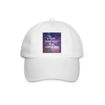 If found. Please return - Baseballkappe - Weiß/Weiß - Vorne