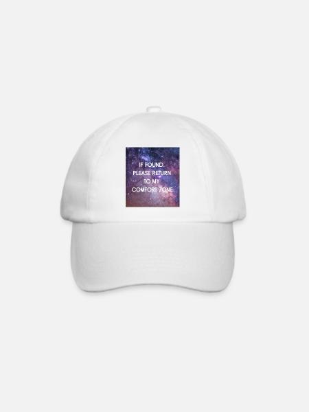 If found. Please return - Baseballkappe - Weiß/Weiß