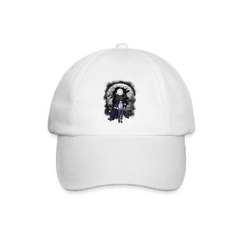 Halloween Schwertkämpfer Schwert - Baseballkappe - Weiß/Weiß - Vorne