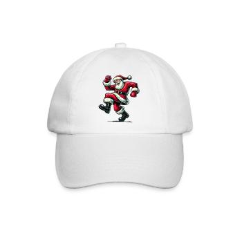 Nikolaus Weihnachtsmann - Baseballkappe - Weiß/Weiß - Vorne