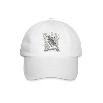 Für Poe-Liebhaberinnen - Baseballkappe - Weiß/Weiß - Vorne