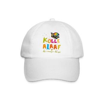 Karneval Alaaf - Baseballkappe - Weiß/Weiß - Vorne