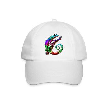 Gecko - Baseballkappe - Weiß/Weiß - Vorne