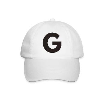 G - Baseballkappe - Weiß/Weiß - Vorne