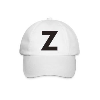 Z - Baseballkappe - Weiß/Weiß - Vorne