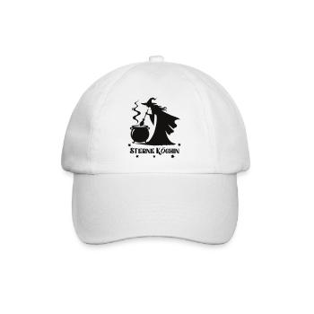 hexe kochtopf köchin - Baseballkappe - Weiß/Weiß - Vorne