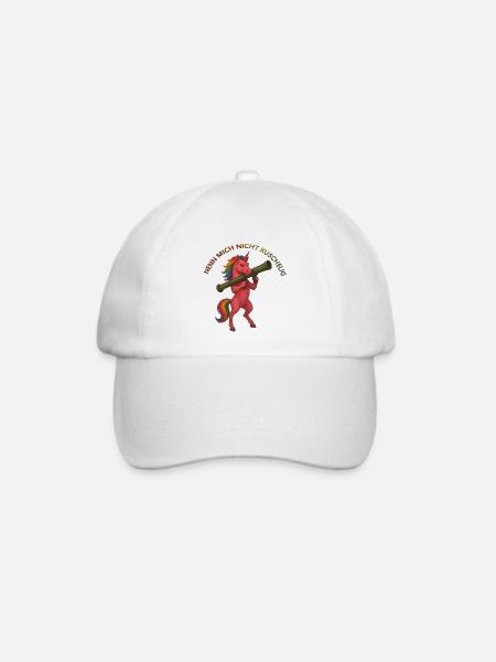 Nicht Kuschelig - Baseballkappe - Weiß/Weiß
