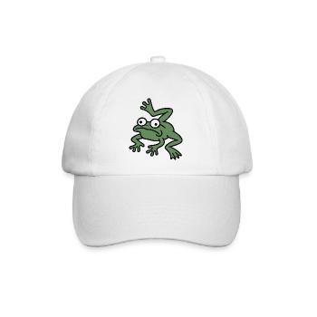 Derpy Froschschenkel - Baseballkappe - Weiß/Weiß - Vorne