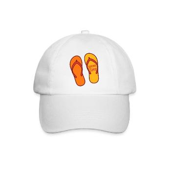 Sommerzeit - Baseballkappe - Weiß/Weiß - Vorne