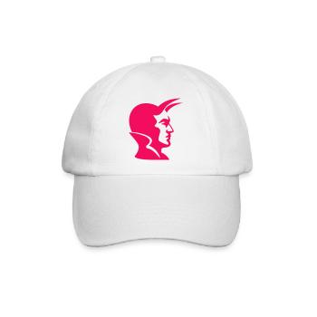 Devil Pop Art - Baseballkappe - Weiß/Weiß - Vorne