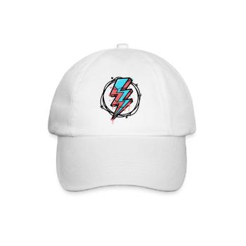 Streetstyle-Beleuchtung - Baseballkappe - Weiß/Weiß - Vorne