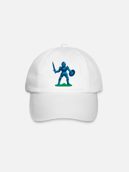 Wächter des Ritterwegs - Baseballkappe - Weiß/Weiß