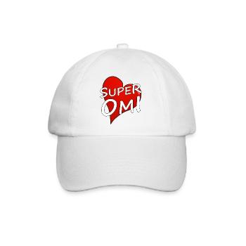 SUPER OMI - Baseballkappe - Weiß/Weiß - Vorne