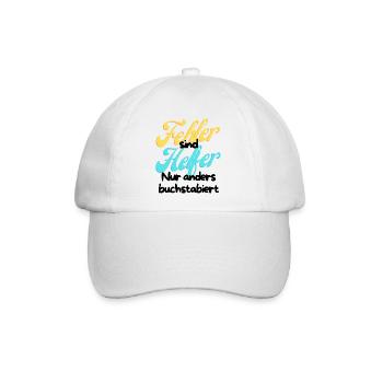 Fehler Helfer Gradient Script - Baseballkappe - Weiß/Weiß - Vorne