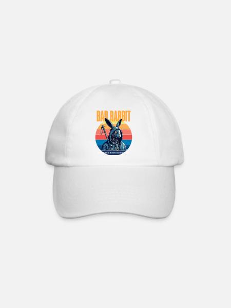 Bad Rabbit - Baseballkappe - Weiß/Weiß