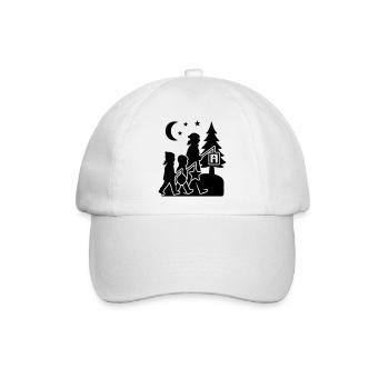 laterne laufen Kinder  - Baseballkappe - Weiß/Weiß - Vorne