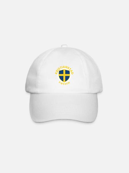 Kristianstad Shield Schweden - Baseballkappe - Weiß/Weiß