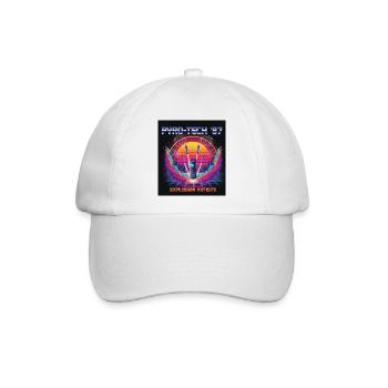 Cyber Pyro - Baseballkappe - Weiß/Weiß - Vorne