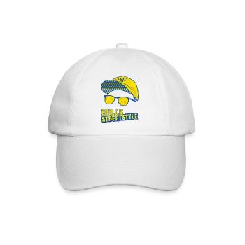 Bull Streetstyle Design - Baseballkappe - Weiß/Weiß - Vorne