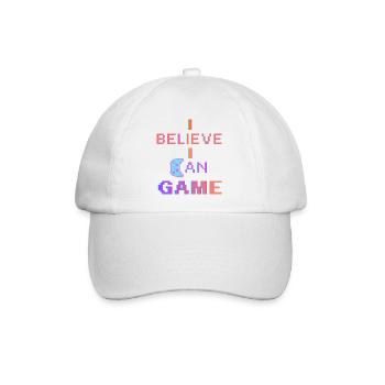 I Believe I Can Game - Baseballkappe - Weiß/Weiß - Vorne