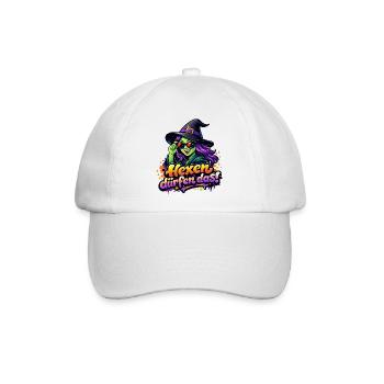 hexe-cool - Baseballkappe - Weiß/Weiß - Vorne