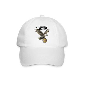 Elohim Hebrew Israelite - Baseballkappe - Weiß/Weiß - Vorne