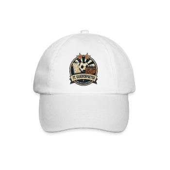 FC Kabinenpoeten - Baseballkappe - Weiß/Weiß - Vorne