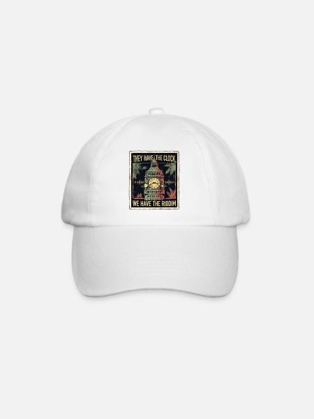 Rasta In London - Baseballkappe - Weiß/Weiß