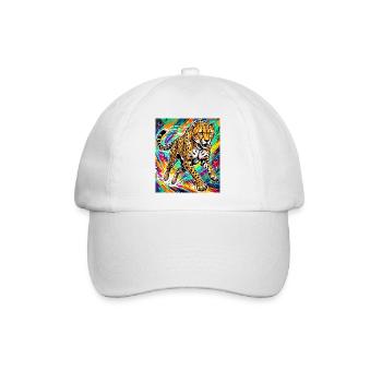 Gepard - Baseballkappe - Weiß/Weiß - Vorne