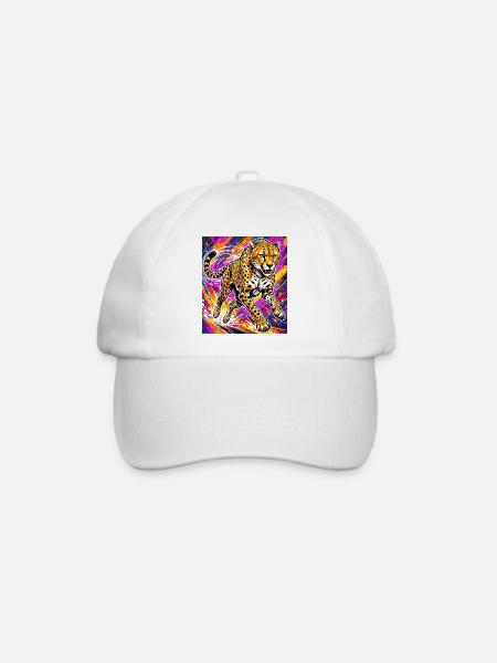 Gepard - Baseballkappe - Weiß/Weiß