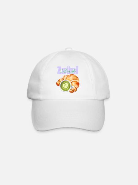 Znüni Club Matcha - Baseballkappe - Weiß/Weiß