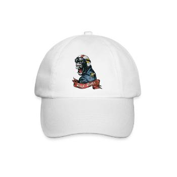 Road Ranger Gorilla - Baseballkappe - Weiß/Weiß - Vorne