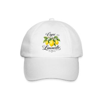 Capri Limone Vintage - Baseballkappe - Weiß/Weiß - Vorne
