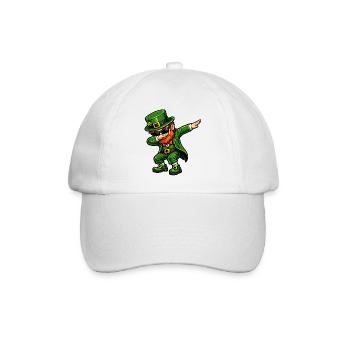 Dabbing Ire - Baseballkappe - Weiß/Weiß - Vorne