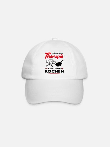 Koch Köchin Küchenchef Gastronom Beruf Arbeit - Baseballkappe - Weiß/Weiß