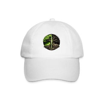 Dual Tree Tag-Nacht-Splitter - Baseballkappe - Weiß/Weiß - Vorne