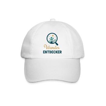 Wunder Entdecker - Baseballkappe - Weiß/Weiß - Vorne