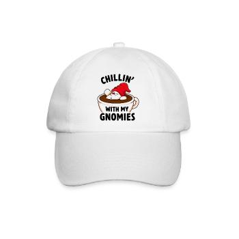 Chillin mit GNOMIES Becher - Baseballkappe - Weiß/Weiß - Vorne