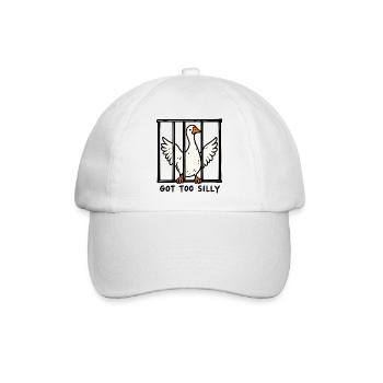 Alberne Gans - Baseballkappe - Weiß/Weiß - Vorne