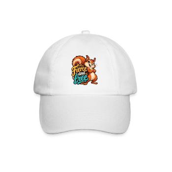 Eichhörnchen - Baseballkappe - Weiß/Weiß - Vorne