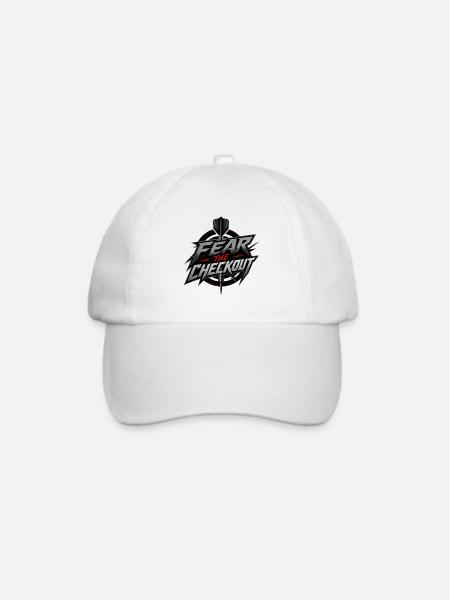 DARTHEROS - Fear The Checkout - Baseballkappe - Weiß/Weiß