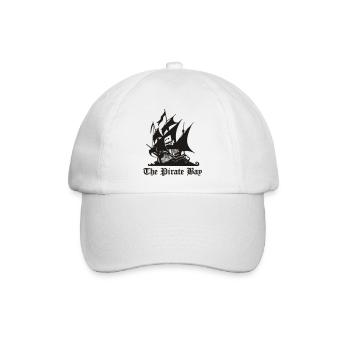 The Pirate Bay - Baseballkappe - Weiß/Weiß - Vorne