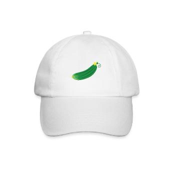 Gurke - Baseballkappe - Weiß/Weiß - Vorne