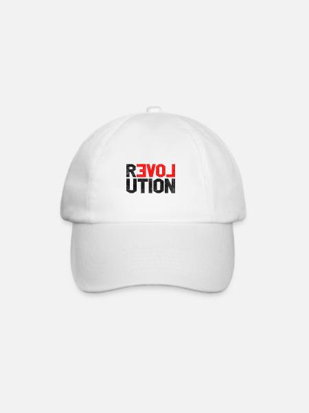 Revolution - Baseballkappe - Weiß/Weiß