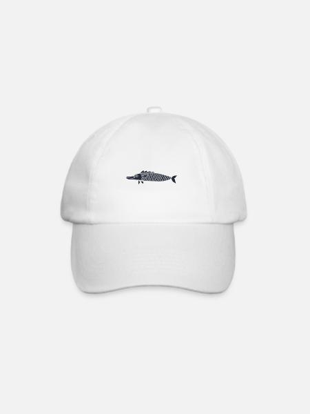 Meerestiere - Baseballkappe - Weiß/Weiß
