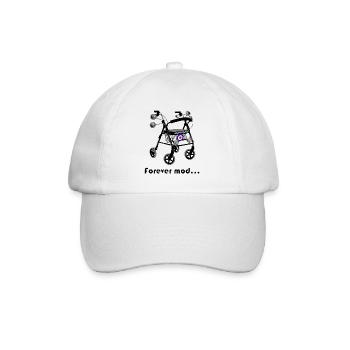 forever mod - Baseballkappe - Weiß/Weiß - Vorne