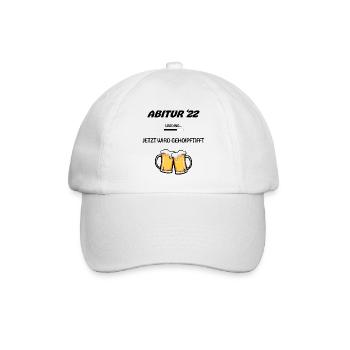 ABI 22 - Baseballkappe - Weiß/Weiß - Vorne
