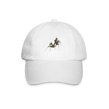 Gottesanbeterin - Baseballkappe - Weiß/Weiß - Vorne