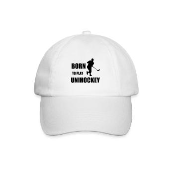 Unihockey - Baseballkappe - Weiß/Weiß - Vorne