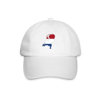 Niederlande - Baseballkappe - Weiß/Weiß - Vorne